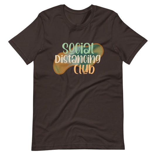 Social Distancing Club  Unisex T-Shirt - Mod Visions