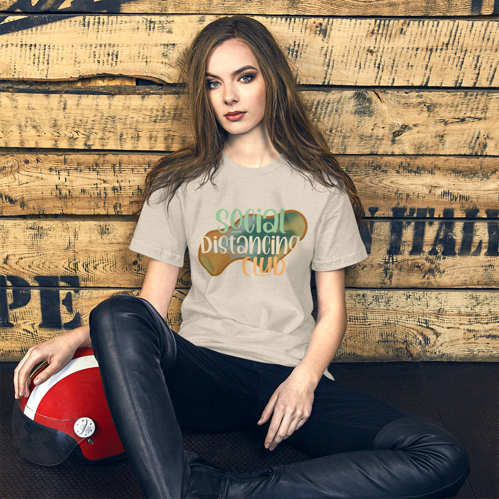Social Distancing Club  Unisex T-Shirt - Mod Visions