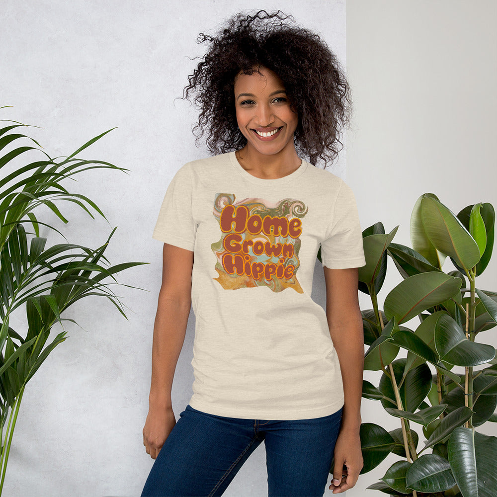 Home Grown Hippie Unisex T-Shirt - Mod Visions
