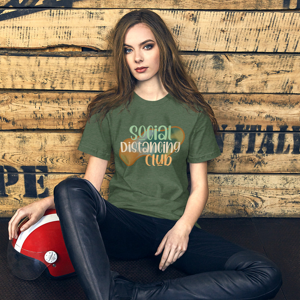 Social Distancing Club  Unisex T-Shirt - Mod Visions
