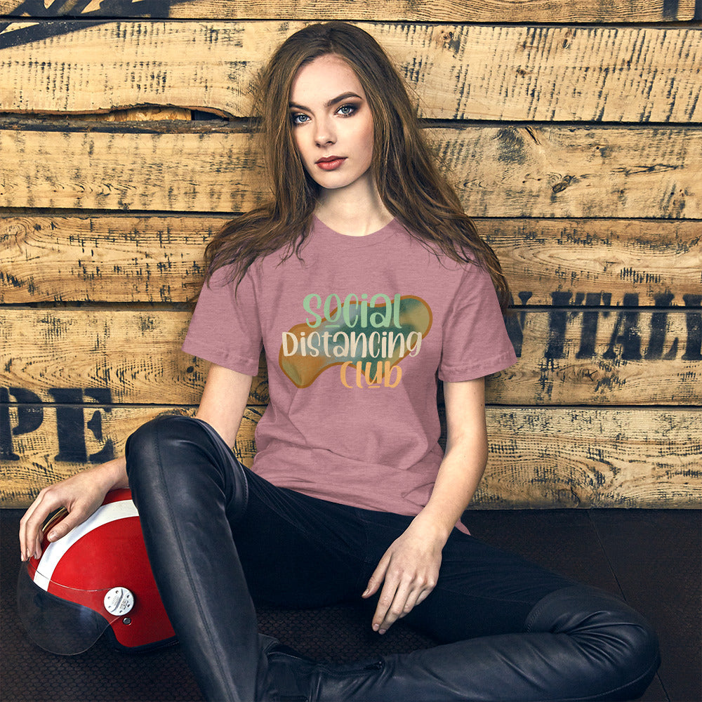 Social Distancing Club  Unisex T-Shirt - Mod Visions