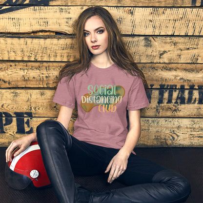 Social Distancing Club  Unisex T-Shirt - Mod Visions