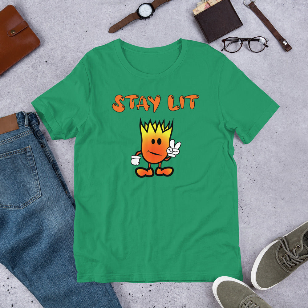 Mr Flame Stay Lit Unisex T-Shirt - Mod Visions