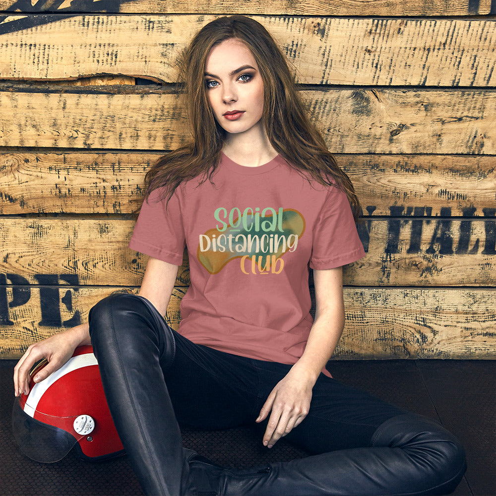 Social Distancing Club  Unisex T-Shirt - Mod Visions