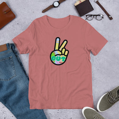 Peace Out T-Shirt - Mod Visions