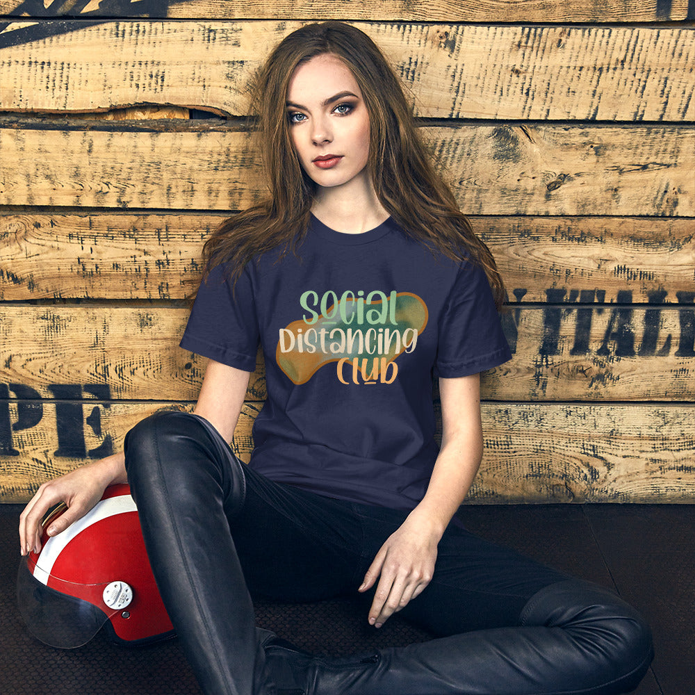 Social Distancing Club  Unisex T-Shirt - Mod Visions