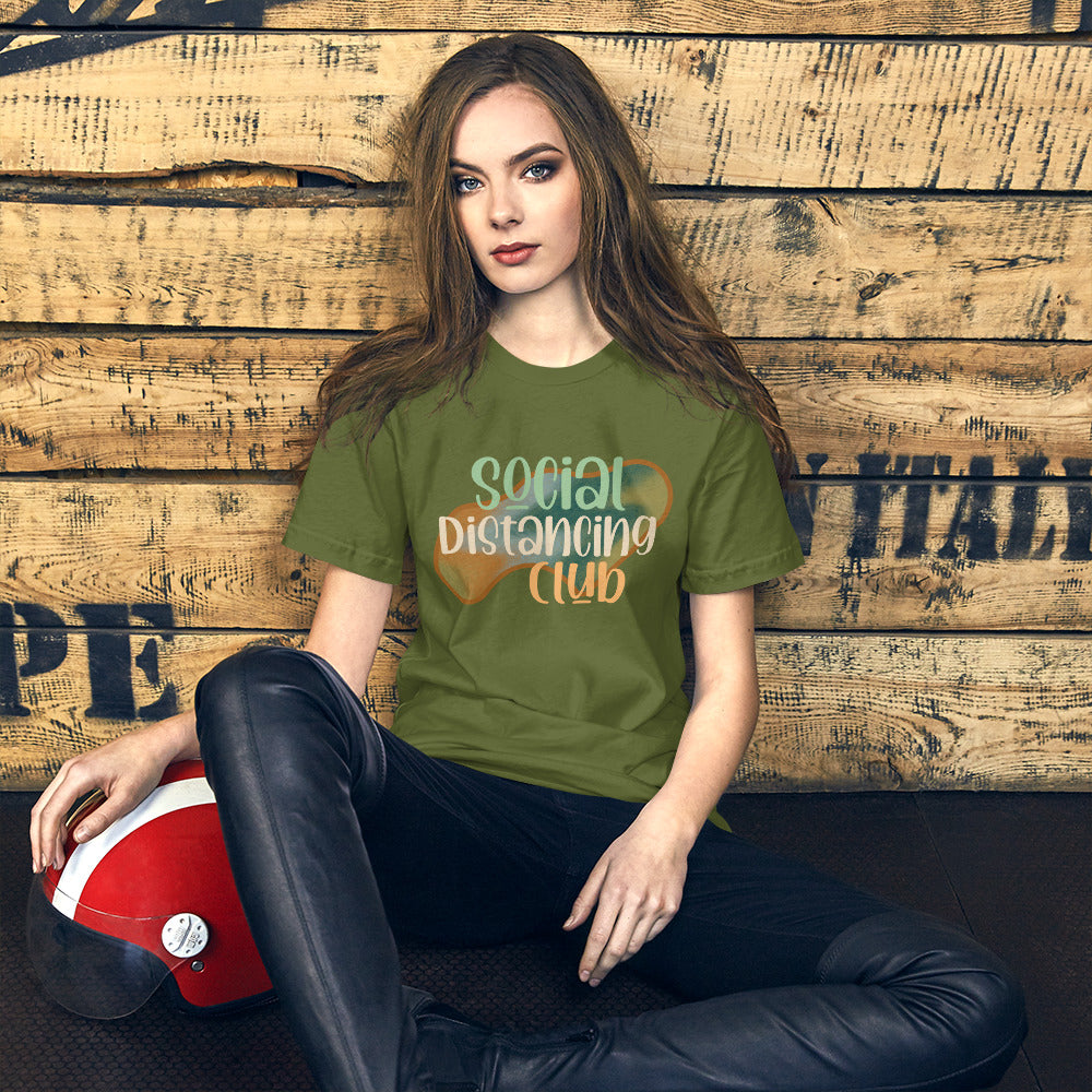 Social Distancing Club  Unisex T-Shirt - Mod Visions