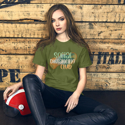 Social Distancing Club  Unisex T-Shirt - Mod Visions