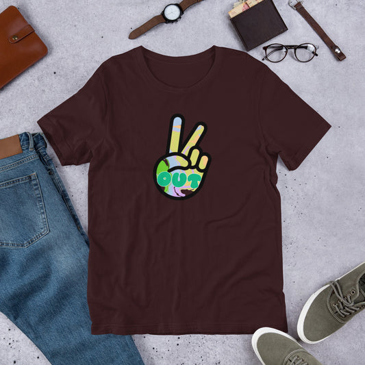 Peace Out T-Shirt - Mod Visions