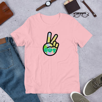 Peace Out T-Shirt - Mod Visions