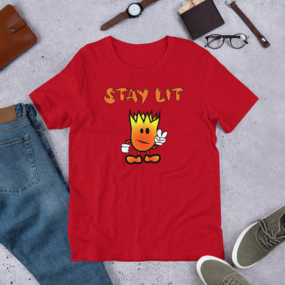 Mr Flame Stay Lit Unisex T-Shirt - Mod Visions