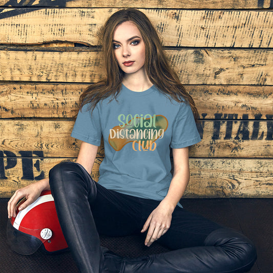 Social Distancing Club  Unisex T-Shirt - Mod Visions