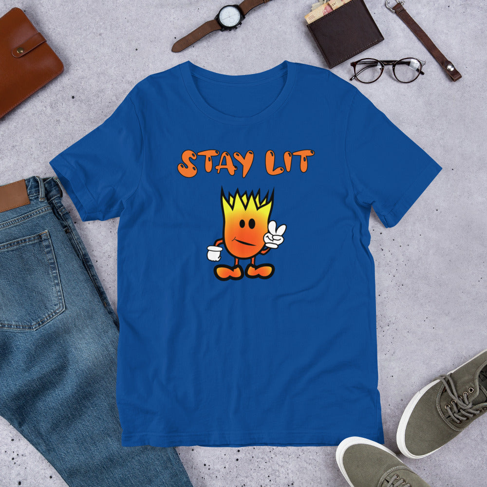 Mr Flame Stay Lit Unisex T-Shirt - Mod Visions