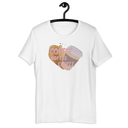 Coffee Coffee Coffee Short-Sleeve Unisex T-Shirt - Mod Visions