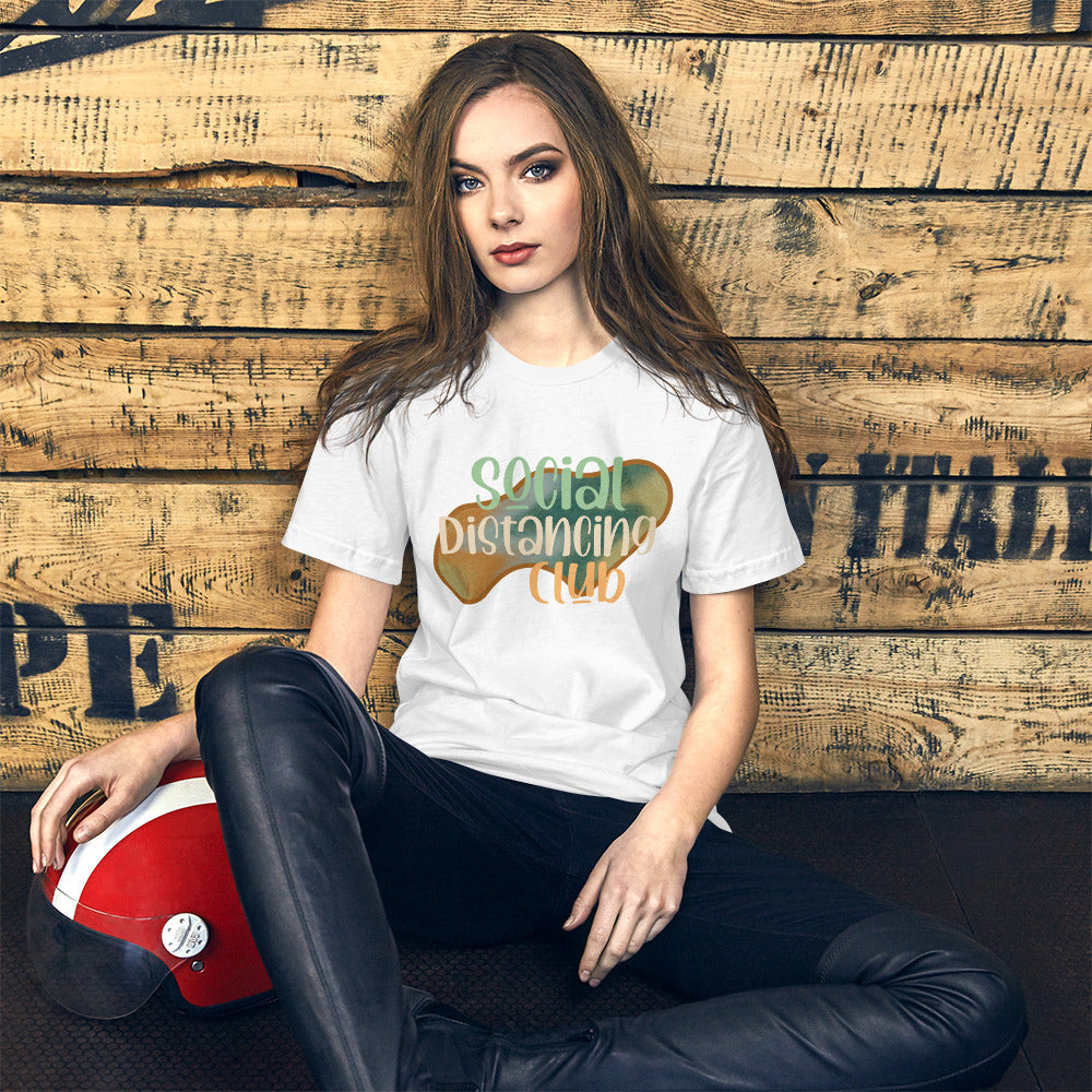 Social Distancing Club  Unisex T-Shirt - Mod Visions