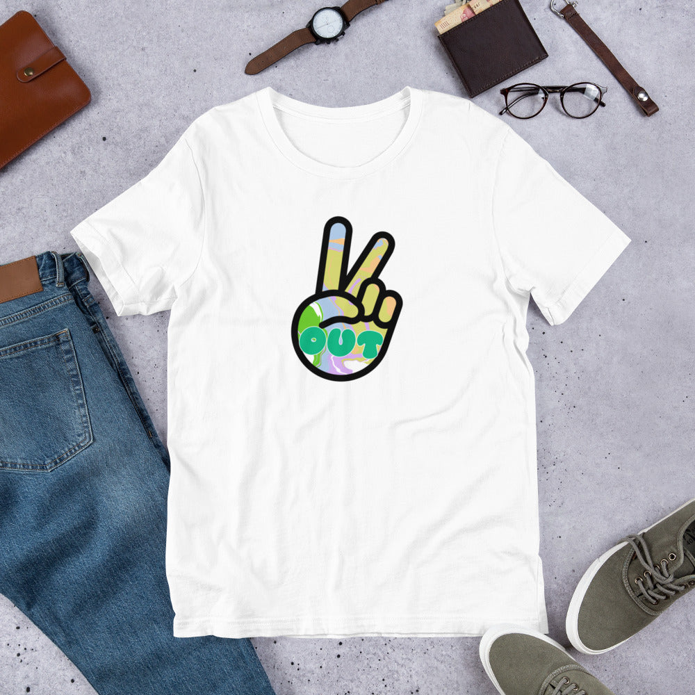 Peace Out T-Shirt - Mod Visions