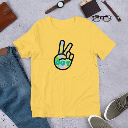 Peace Out T-Shirt - Mod Visions