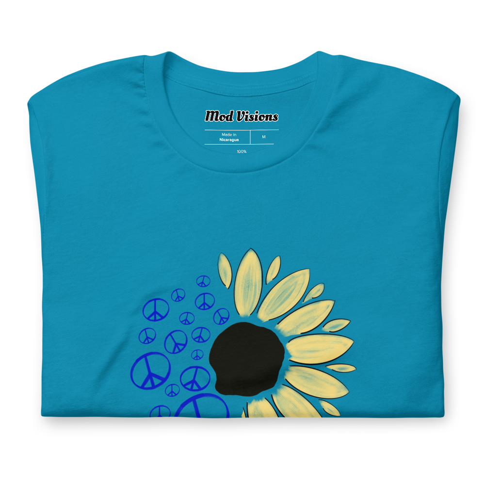 Sunflower Of Peace T-Shirt - Mod Visions