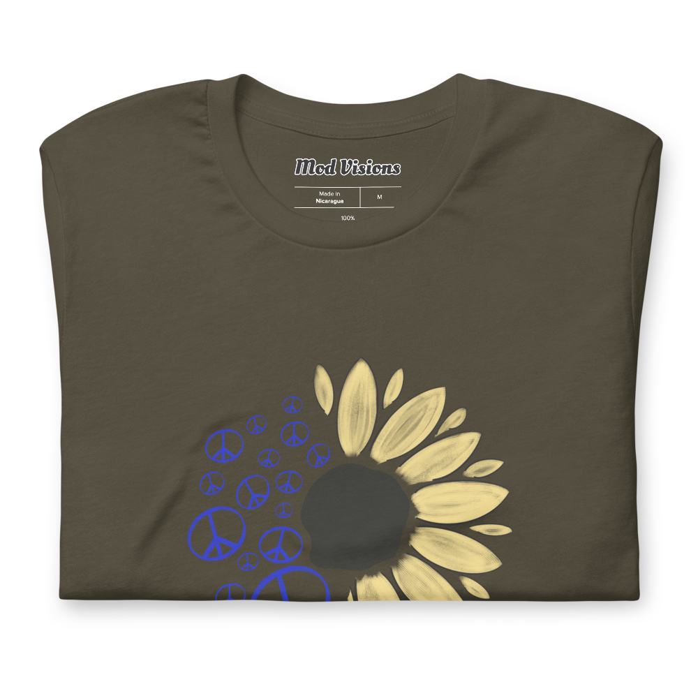 Sunflower Of Peace T-Shirt - Mod Visions
