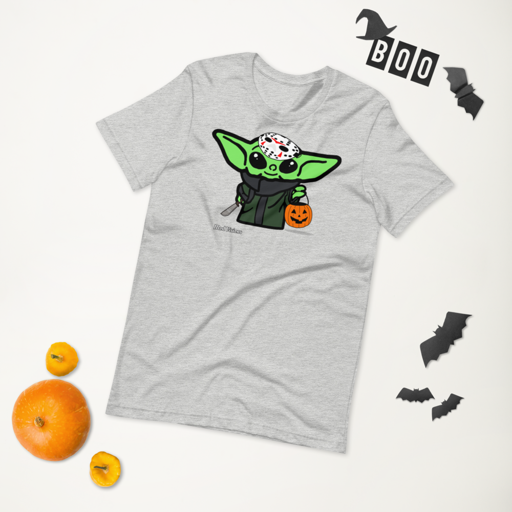 Baby Yoda “Grogu” Halloween Jason Mask T-Shirt - Mod Visions