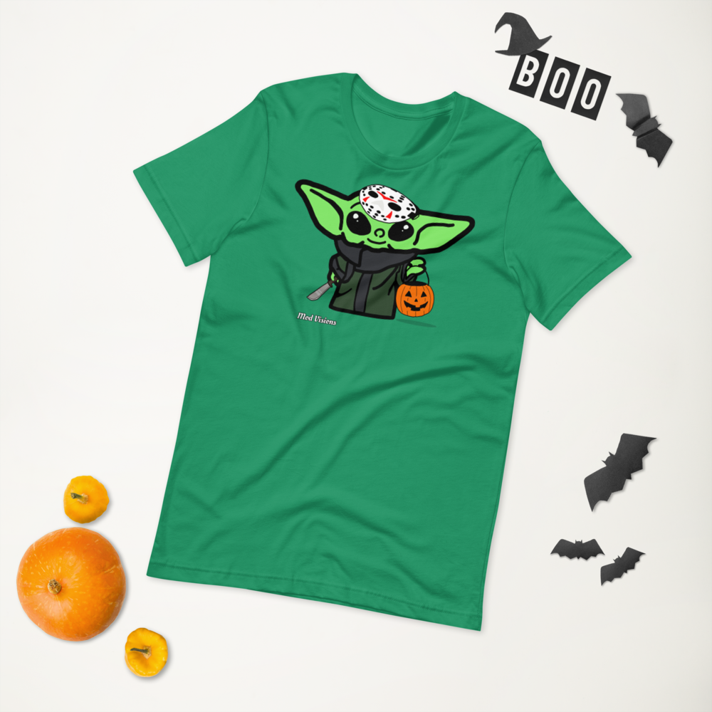 Baby Yoda “Grogu” Halloween Jason Mask T-Shirt - Mod Visions
