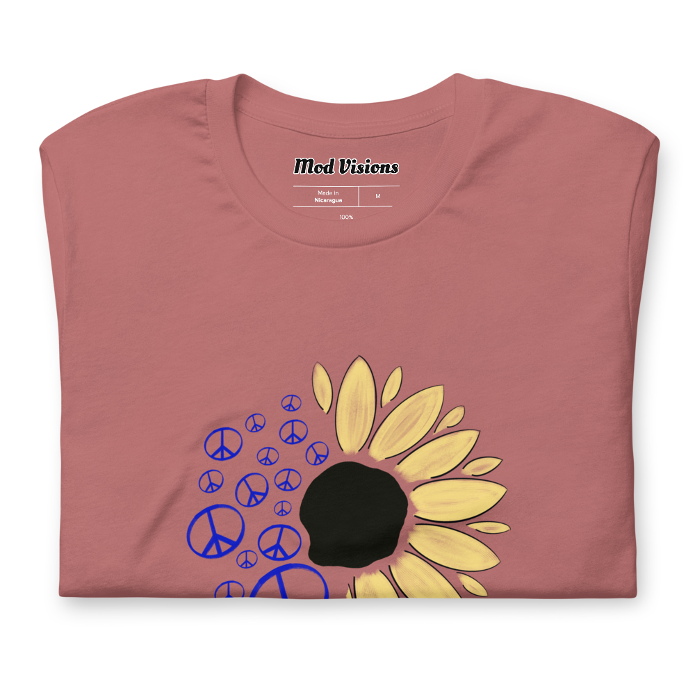 Sunflower Of Peace T-Shirt - Mod Visions