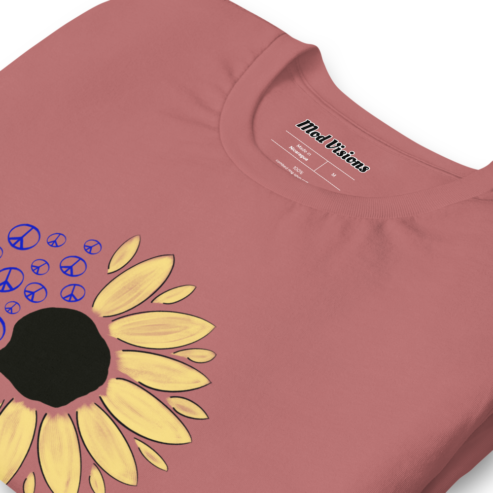 Sunflower Of Peace T-Shirt - Mod Visions