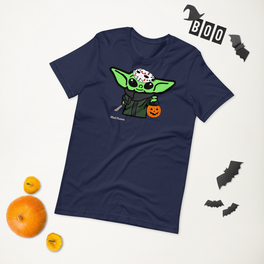 Baby Yoda “Grogu” Halloween Jason Mask T-Shirt - Mod Visions