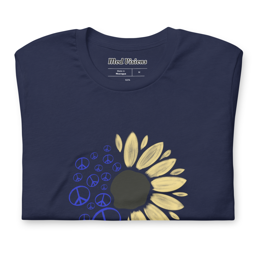 Sunflower Of Peace T-Shirt - Mod Visions