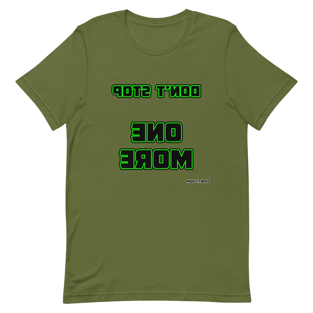 Don't Stop - One More (Reverse Mirrored) T-Shirt - Mod Visions