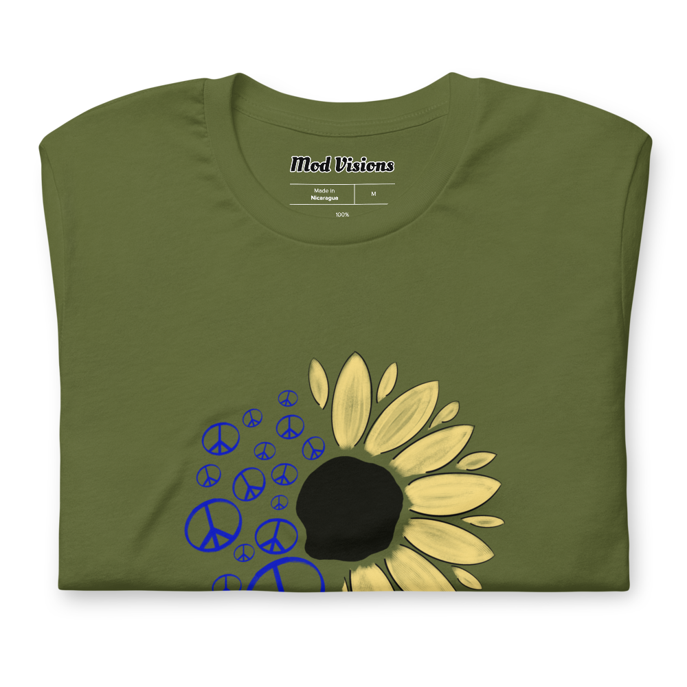 Sunflower Of Peace T-Shirt - Mod Visions