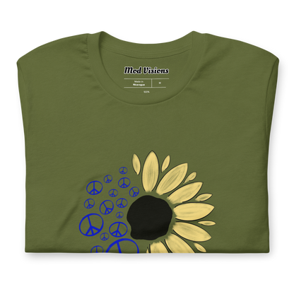 Sunflower Of Peace T-Shirt - Mod Visions