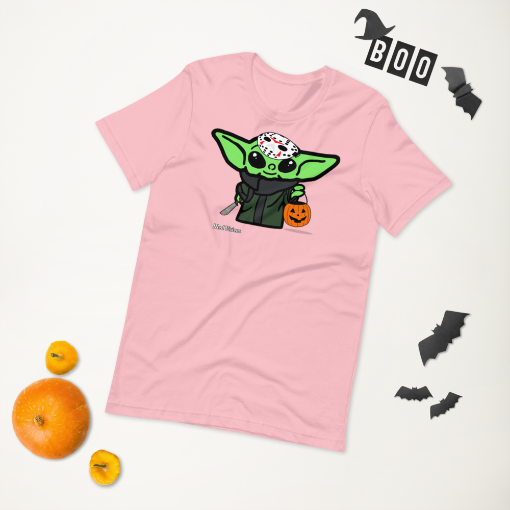 Baby Yoda “Grogu” Halloween Jason Mask T-Shirt - Mod Visions
