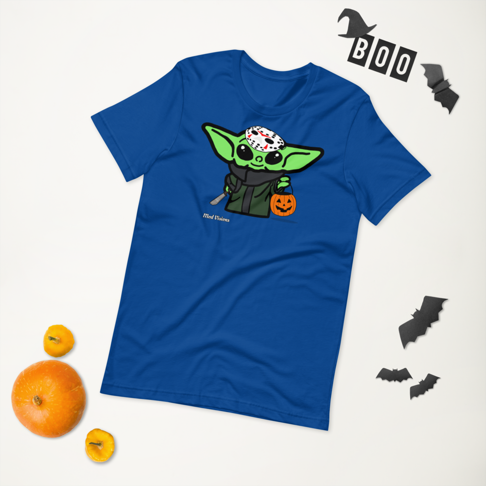 Baby Yoda “Grogu” Halloween Jason Mask T-Shirt - Mod Visions
