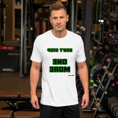 Don't Stop - One More (Reverse Mirrored) T-Shirt - Mod Visions