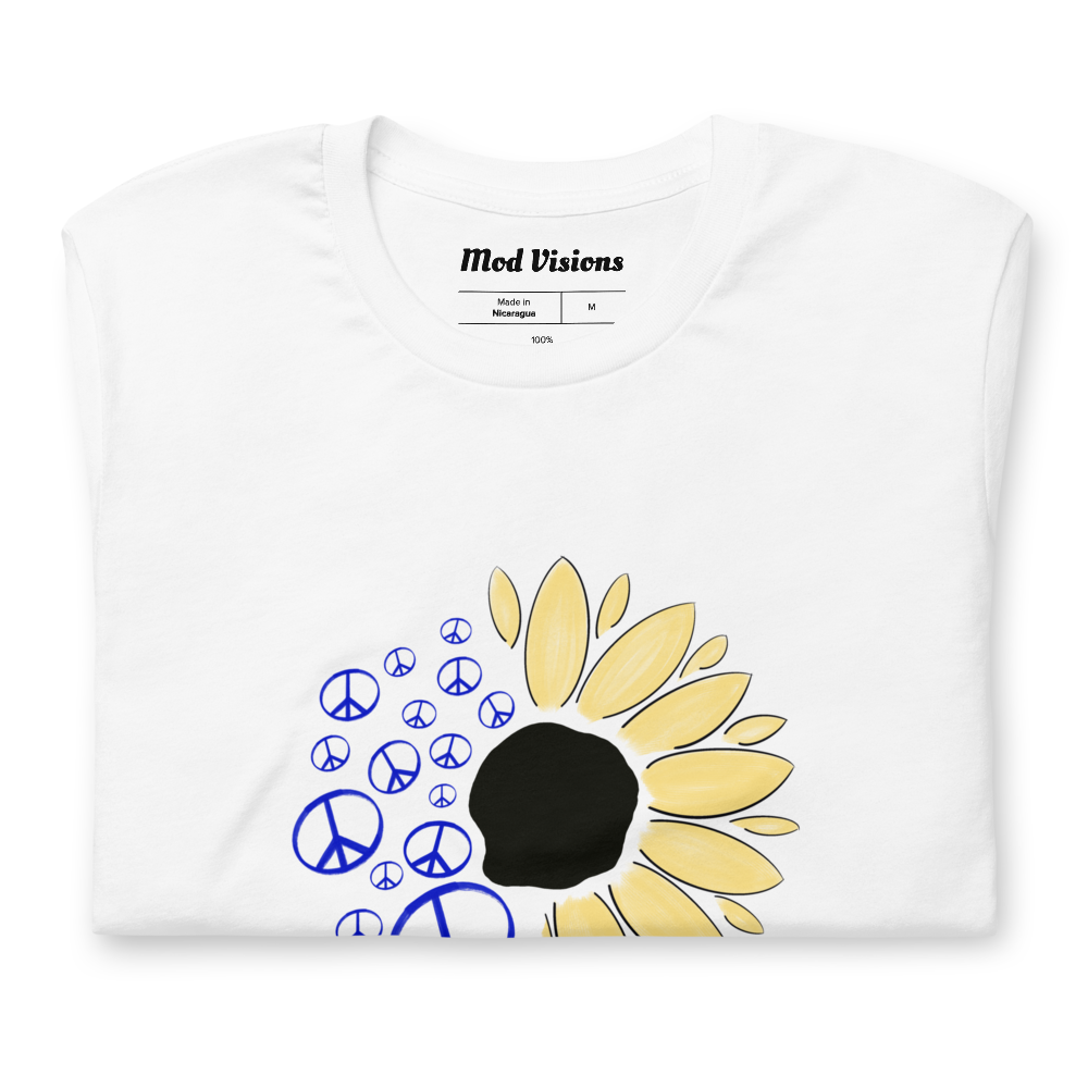 Sunflower Of Peace T-Shirt - Mod Visions