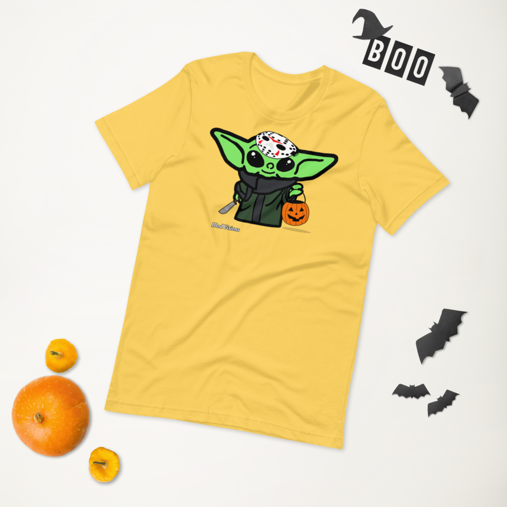 Baby Yoda “Grogu” Halloween Jason Mask T-Shirt - Mod Visions