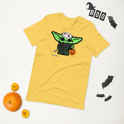 Baby Yoda “Grogu” Halloween Jason Mask T-Shirt - Mod Visions