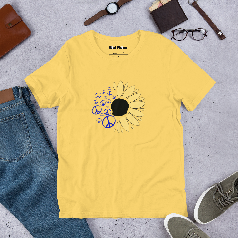Sunflower Of Peace T-Shirt - Mod Visions