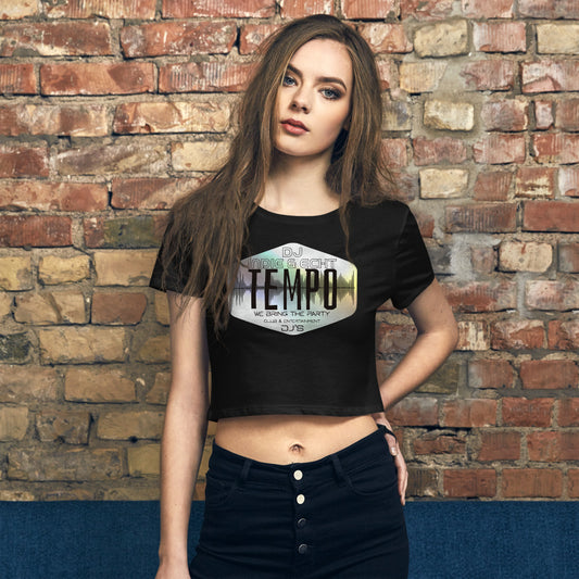 Tempo Entertainment Club Crop Tee - Mod Visions