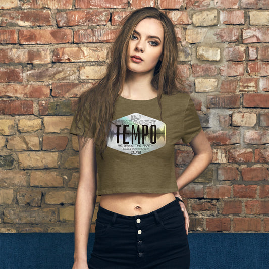 Tempo Entertainment Club Crop Tee - Mod Visions