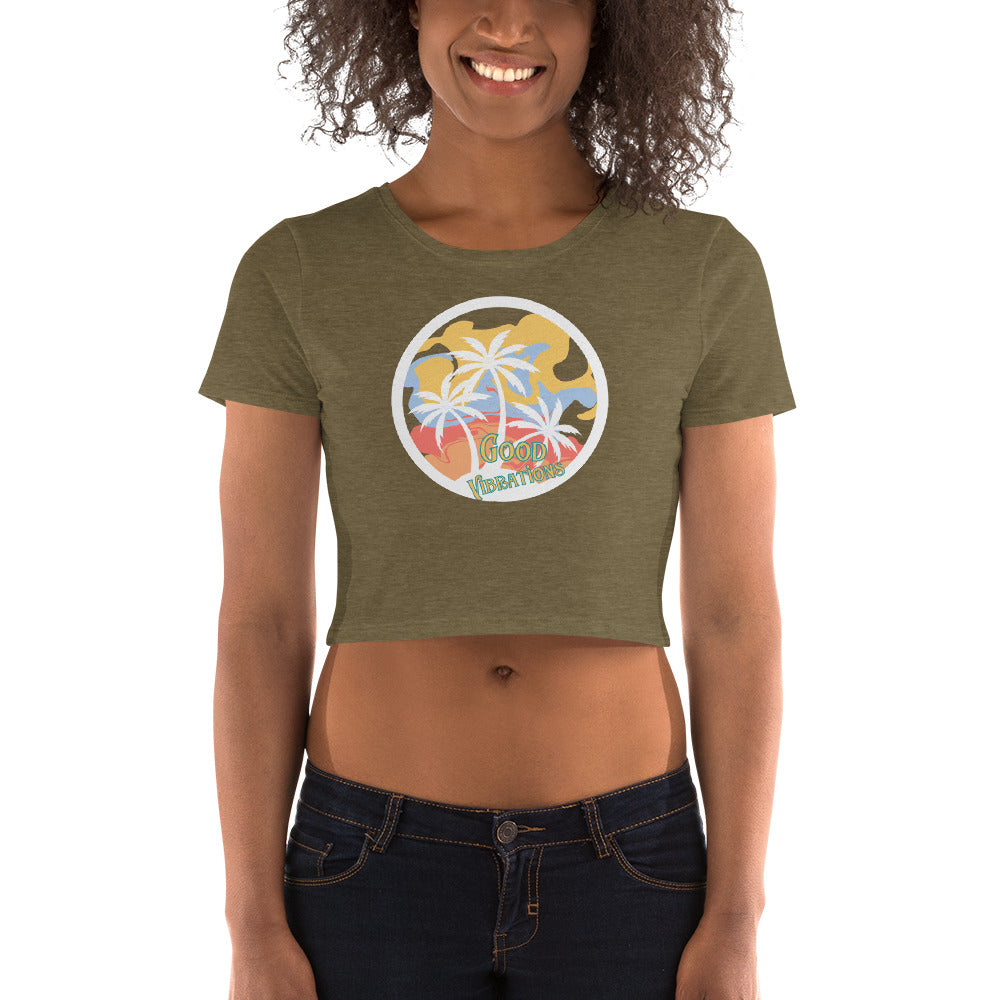 Good Vibrations Crop Tee - Mod Visions