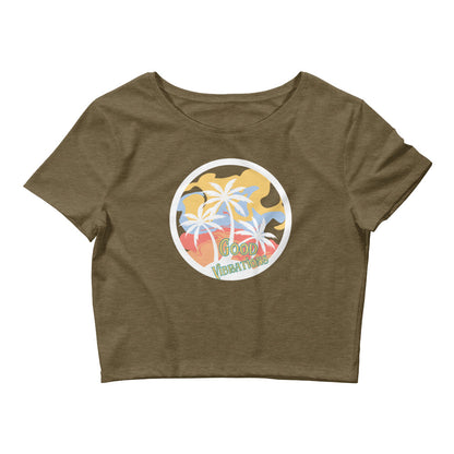Good Vibrations Crop Tee - Mod Visions