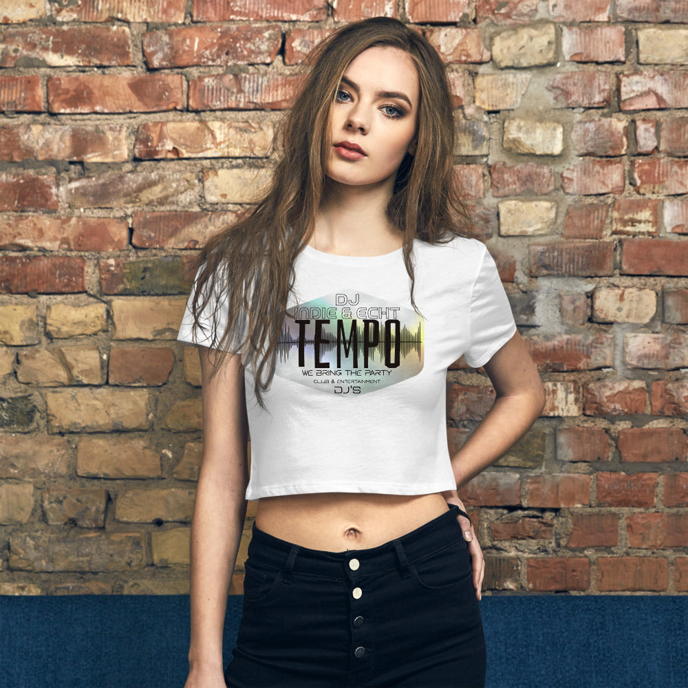 Tempo Entertainment Club Crop Tee - Mod Visions