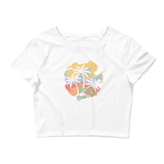 Good Vibrations Crop Tee - Mod Visions