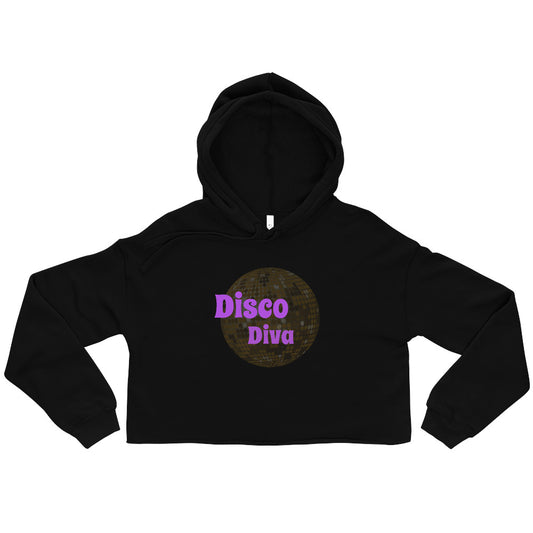 Disco Diva Crop Hoodie - Mod Visions