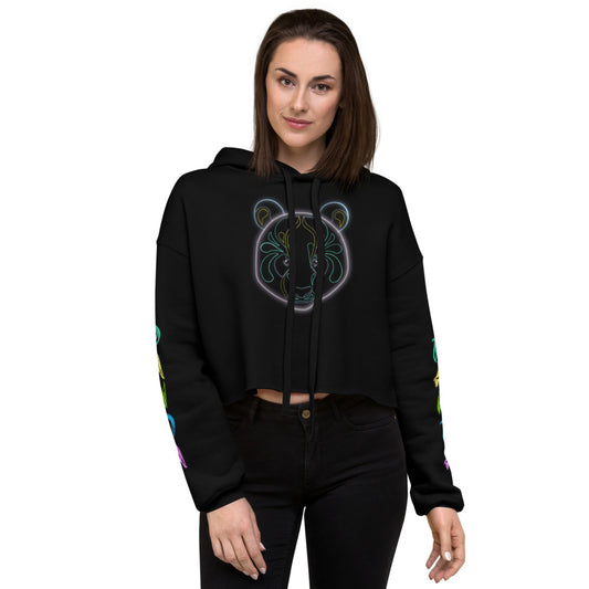 Panda Party Crop Hoodie - Mod Visions