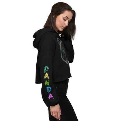 Panda Party Crop Hoodie - Mod Visions