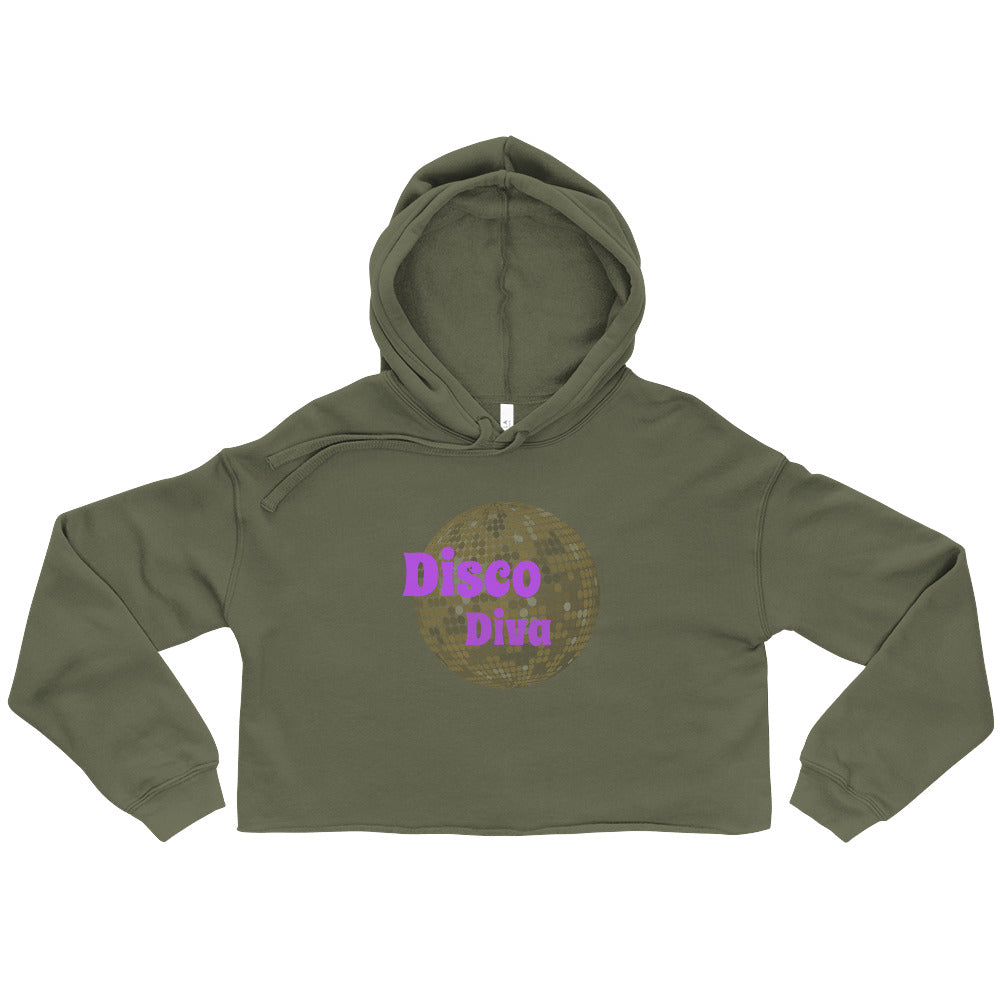 Disco Diva Crop Hoodie - Mod Visions