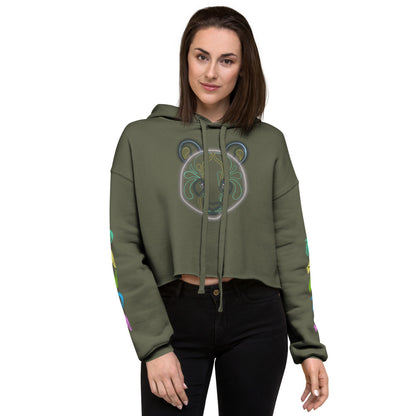 Panda Party Crop Hoodie - Mod Visions